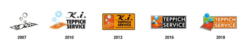 Logo Entwicklung - K.I. Teppichserivce